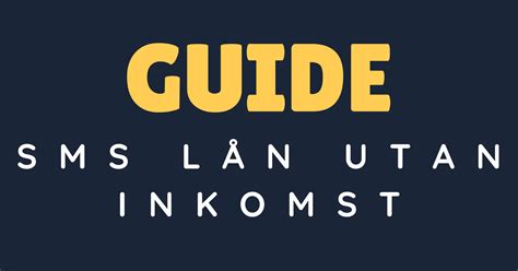 SMSLån forum: En guide till att låna pengar snabbt och enkelt