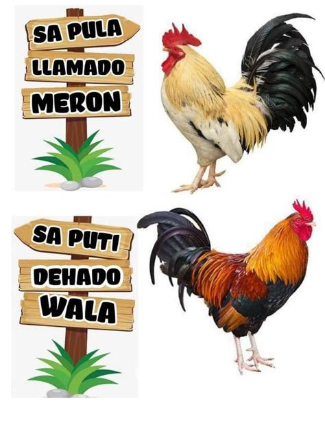 Sabong Rooster Cake Topper Printable