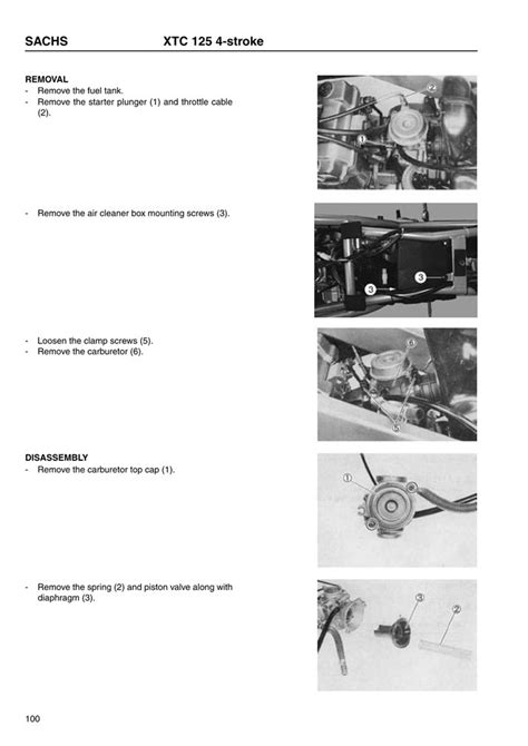 Sachs Xtc 125 Motorcycle Workshop Manual Repair Manual Service Manual Download