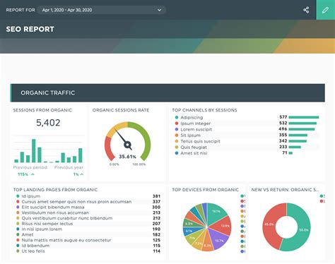 Sample Seo Report Templates