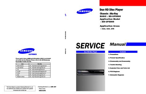 Samsung Bd Up5000 Service Manual Repair Guide