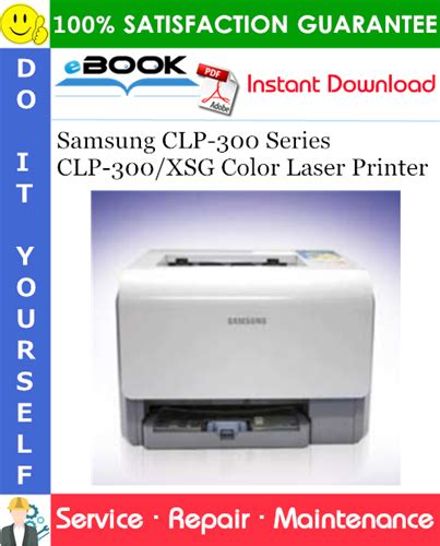 Samsung Clp 300 Series Clp 300 Xsg Color Laser Printer Service Repair Manual