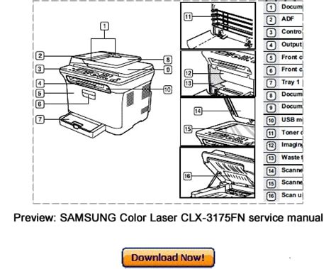 Samsung Clx 3170 Clx 3175 Service Repair Manual Download