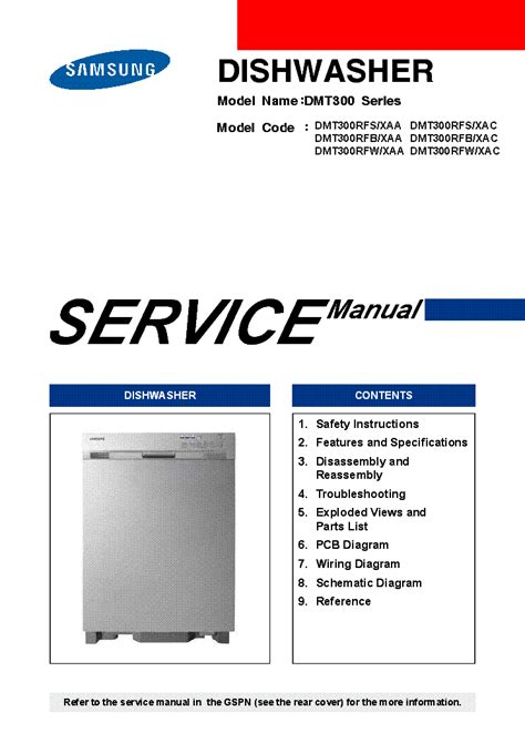 Samsung Dmt300rfs Service Manual Repair Guide