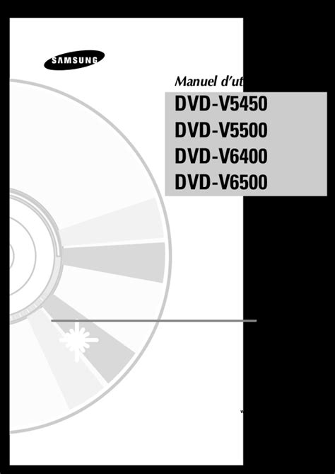 Samsung Dvd V5500 Dvd V6000 Dvd V6500 Dvd Vcr Service Manual