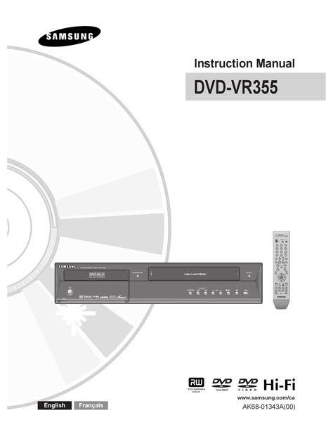 Samsung Dvd Vr357 Dvd Vr355 Dvd Vr350 Service Manual