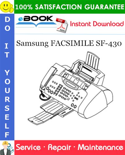 Samsung Facsimile Sf 430 Service Repair Manual