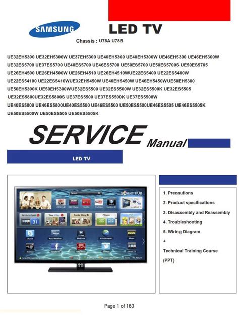 Samsung Hln5065w Tv Service Manual Download