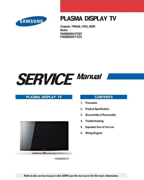 Samsung Hp R5012 Plasma Tv Service Manual Download