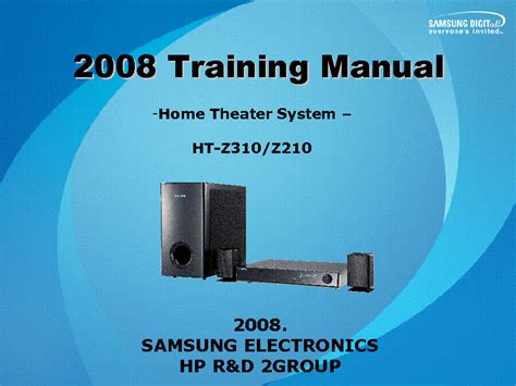 Samsung Ht Z310 Ht Z310t Service Manual Download