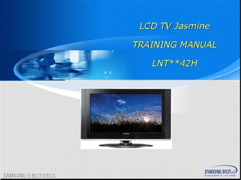 Samsung Lnt2342h Lnt2642h Lcd Tv Service Manual Download