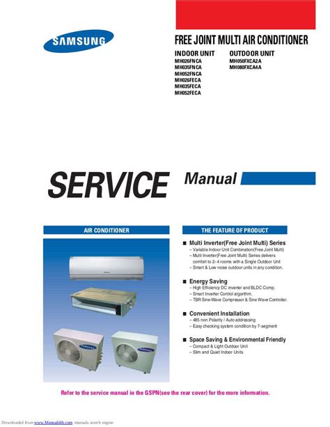 Samsung Mh19va2x Air Conditioner Service Manual