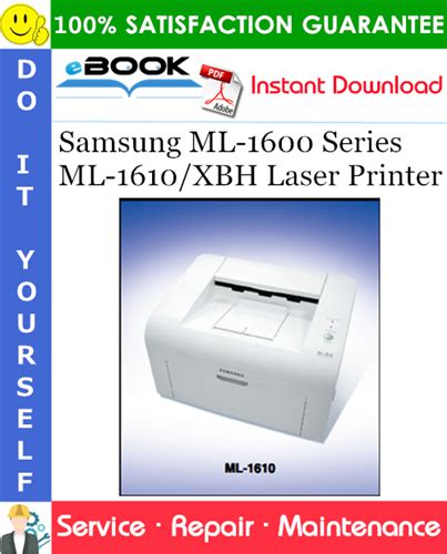 Samsung Ml 1600 Series Ml 1610 Xbh Laser Printer Service Repair Manual