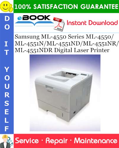 Samsung Ml 4550 Series Ml 4551n Xaa Digital Laser Printer Service Repair Manual