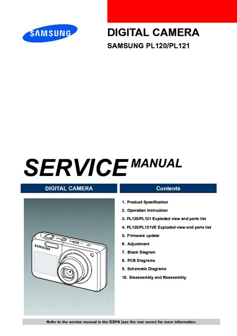 Samsung Pl120 Pl121 Service Manual Repair Guide