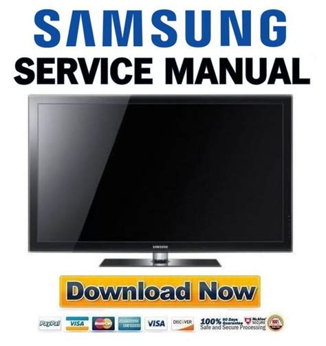 Samsung Pn50c550 Pn50c550g1f Service Manual And Repair Guide