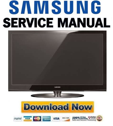 Samsung Ps 42a457p1d Ps42a457p1d Service Manual Repair Guide