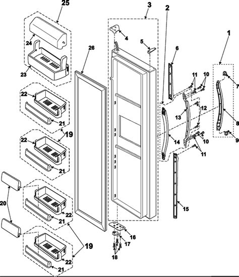 Samsung Refrigerator Model Rs2555sl Wiring Diagram