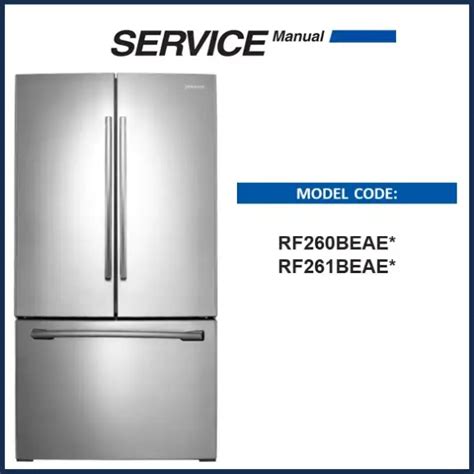 Samsung Rf261beaesr Refrigerator Service Manual