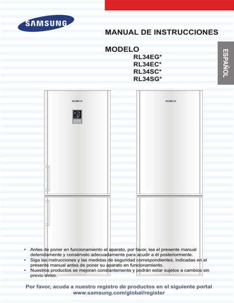 Samsung Rl34egsw Service Manual Repair Guide