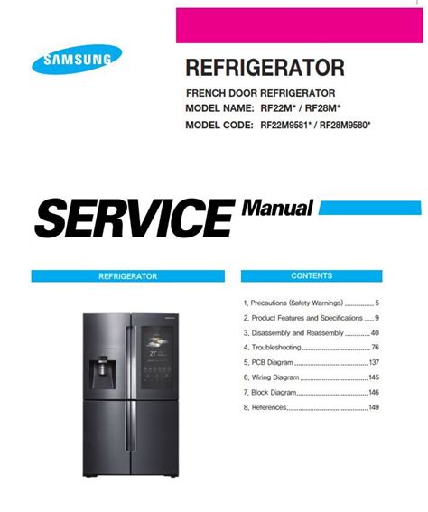 Samsung Rsj1kers Service Manual Repair Guide