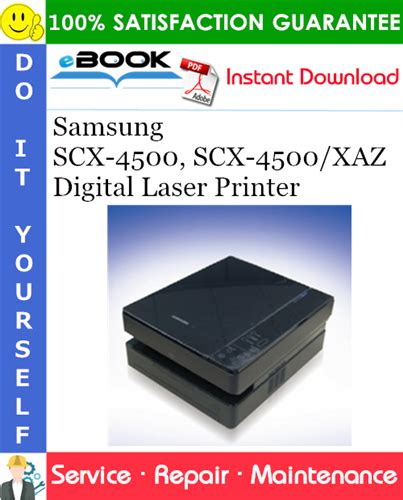 Samsung Scx 4500 Scx 4500 Xaz Digital Laser Printer Service Repair Manual