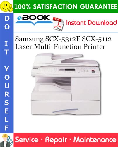 Samsung Scx 5312f Scx 5112 Laser Multi Function Printer Service Repair Manual