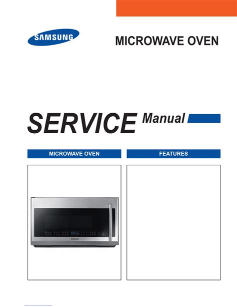 Samsung Smh2117s Service Manual Repair Guide