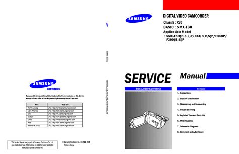 Samsung Smx F34bp Service Manual Repair Guide