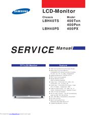 Samsung Syncmaster 400px Service Manual Repair Guide