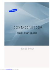 Samsung Syncmaster 400uxn Service Manual Repair Guide
