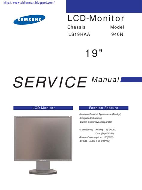 Samsung Syncmaster 940n Service Manual Repair Guide