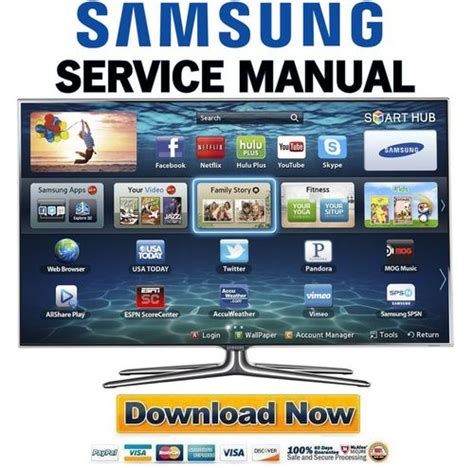 Samsung Un55es7100 Un55es7100f Un55es7100fxza Service Manual