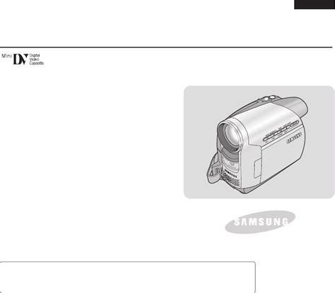 Samsung Vp Dc165w Digital Camcorder Service Manual