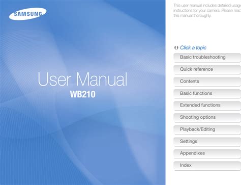 Samsung Wb210 Service Manual Repair Guide