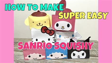 Sanrio Paper Squishy Template