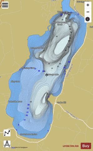 Saratoga Lake Depth Chart
