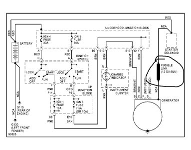 Saturn Alternator Wiring Diagram