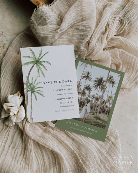 Save The Date Destination Wedding Template