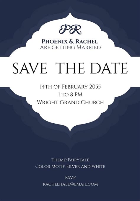 Save The Date Templates Free Email