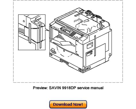 Savin 9918dp Savin 2015dp Service Repair Manual Download