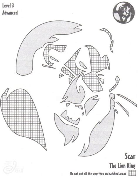 Scar Pumpkin Template