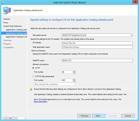 Sccm 2012 Application Catalog Web Service Point