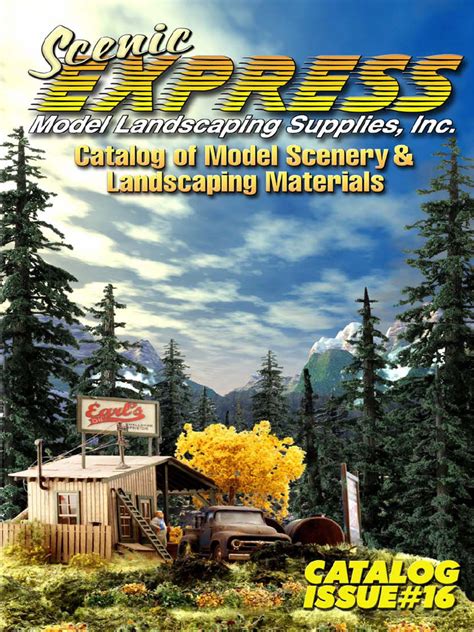 Scenic Express Model Landscaping Supplies Catalog Issue 12