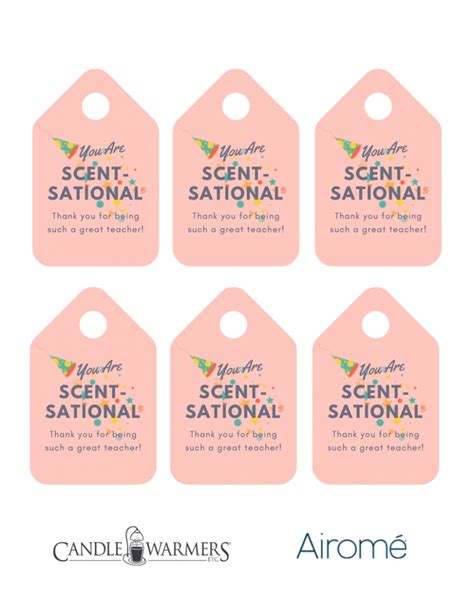 Scent-sational Teacher Printable