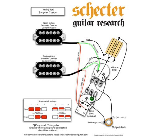 Schecter Guitars Diamond Series Wiring Diagram