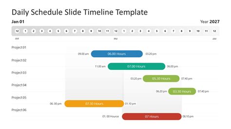 Schedule Ppt Template