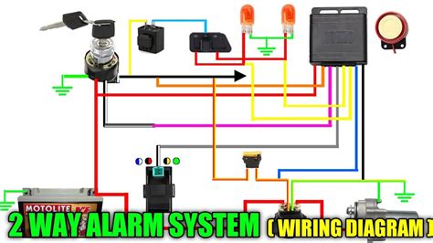 Scooter Alarm Wiring Diagram