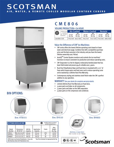 Scotsman Ice Machine Manual PDF: Your Comprehensive Guide to Maintaining Your Ice Machine