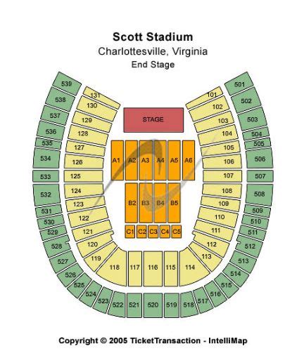 Scott Stadium Seating Chart With Rows